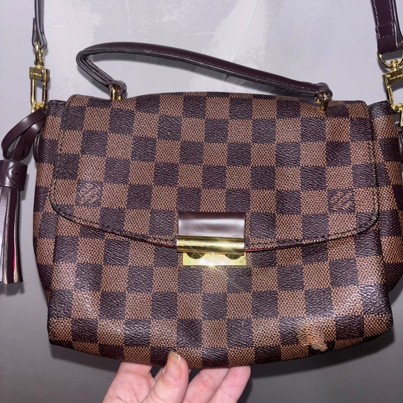 Louis Vuitton Damier Ebene Pochette Shoulder Bag - Picture 1 of 5